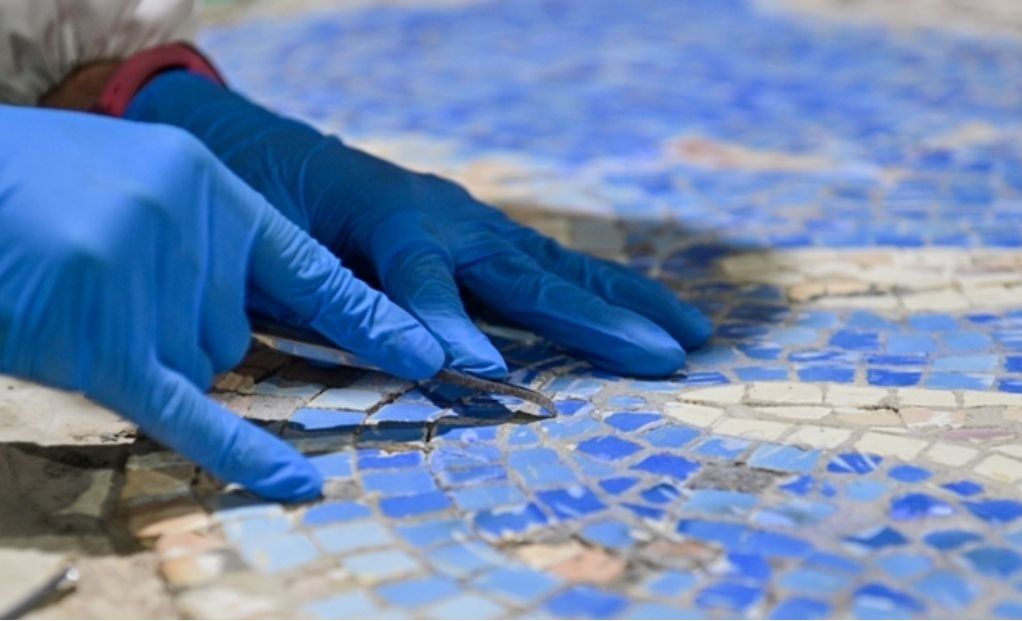 restauració del mosaic