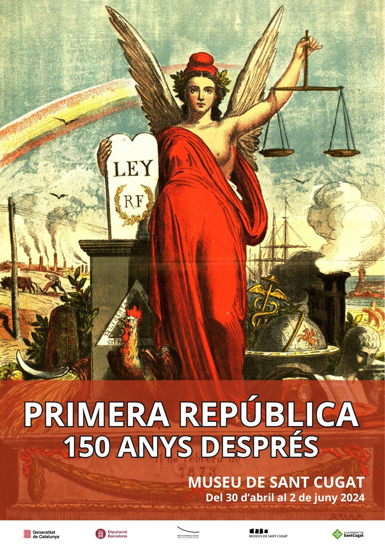 rètol exposició la Primera República