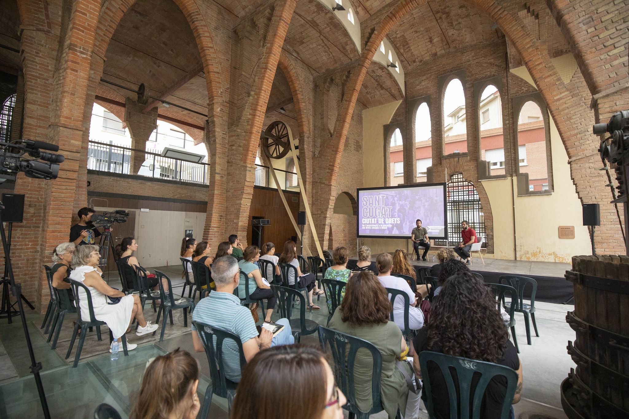 conferència al celler