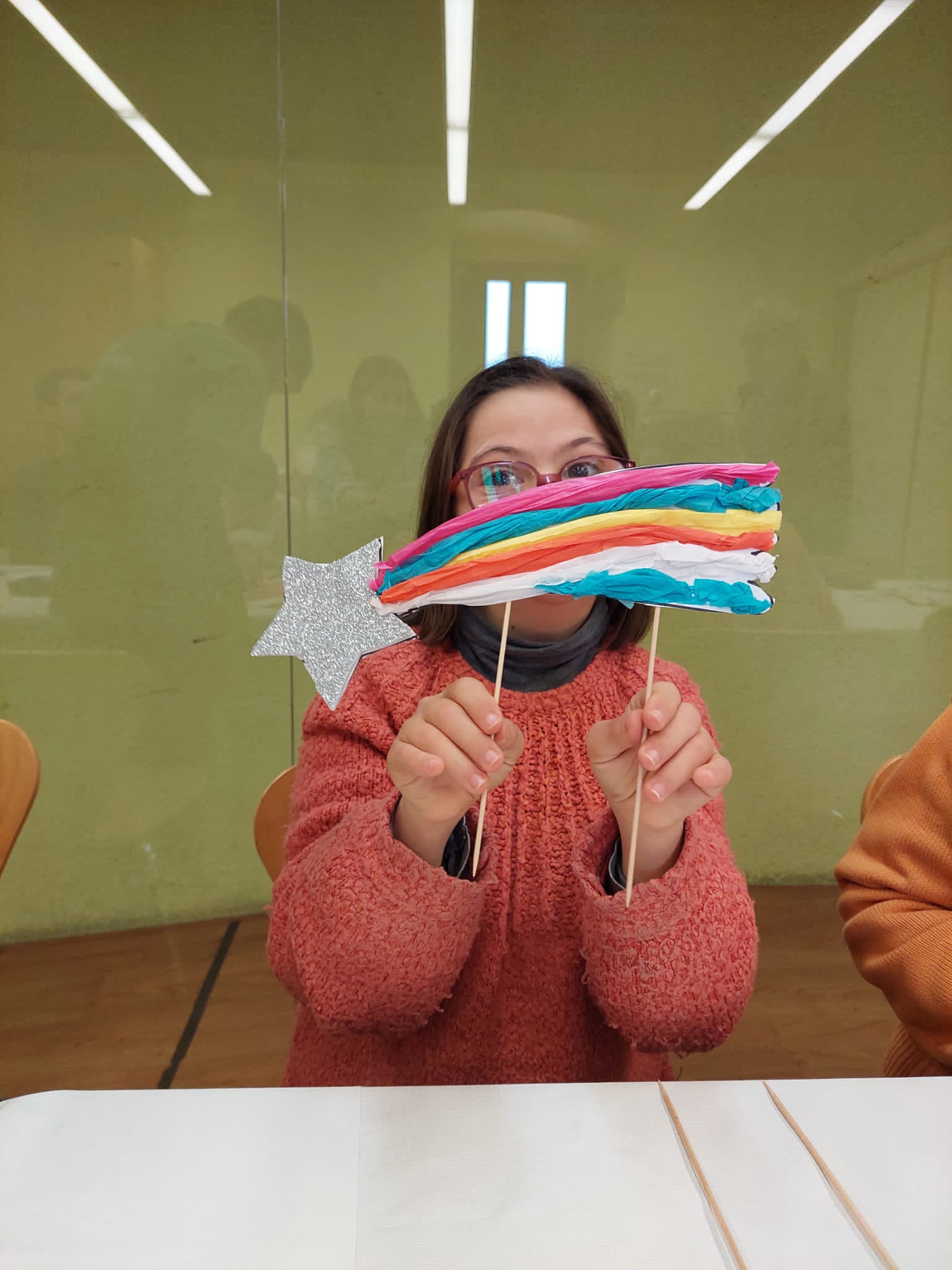 L'estel de nadal arriba al monestir