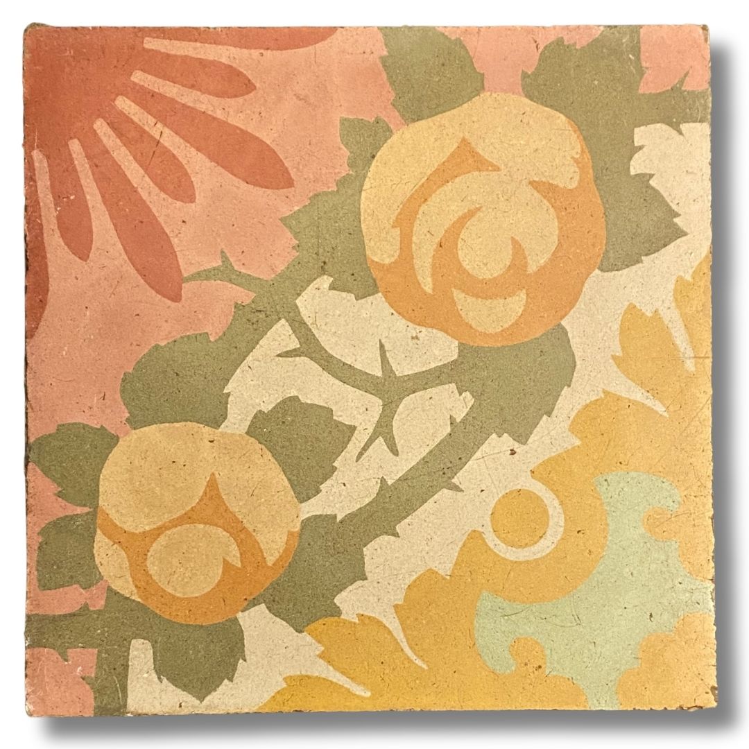 rajola hidràulica motiu floral
