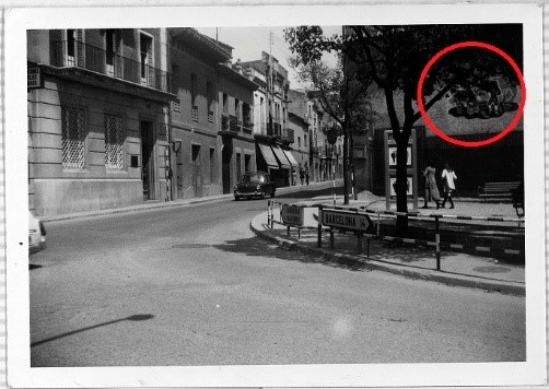 imatge antiga en blanc i negre dels 4 cantons