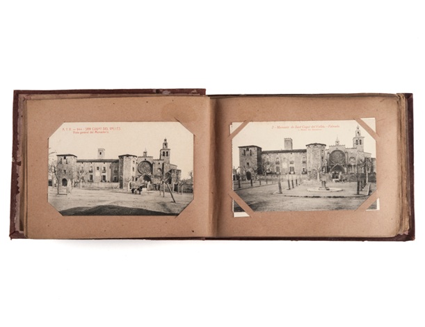 Àlbum de postals il·lustrades de Sant Cugat